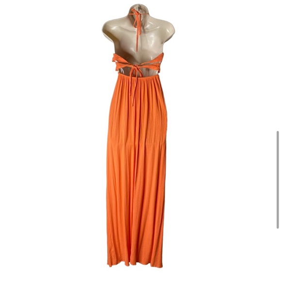 REVOLVE superdown | NWOT Arina Maxi Dress in Bright Orange Size XXS - Picture 6 of 9